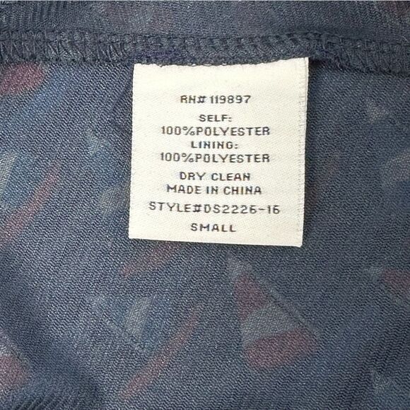 41 HAWTHORN Halter Neck Sailboats Novelty Print Waist Tie Dress Sz S - Picture 7 of 7